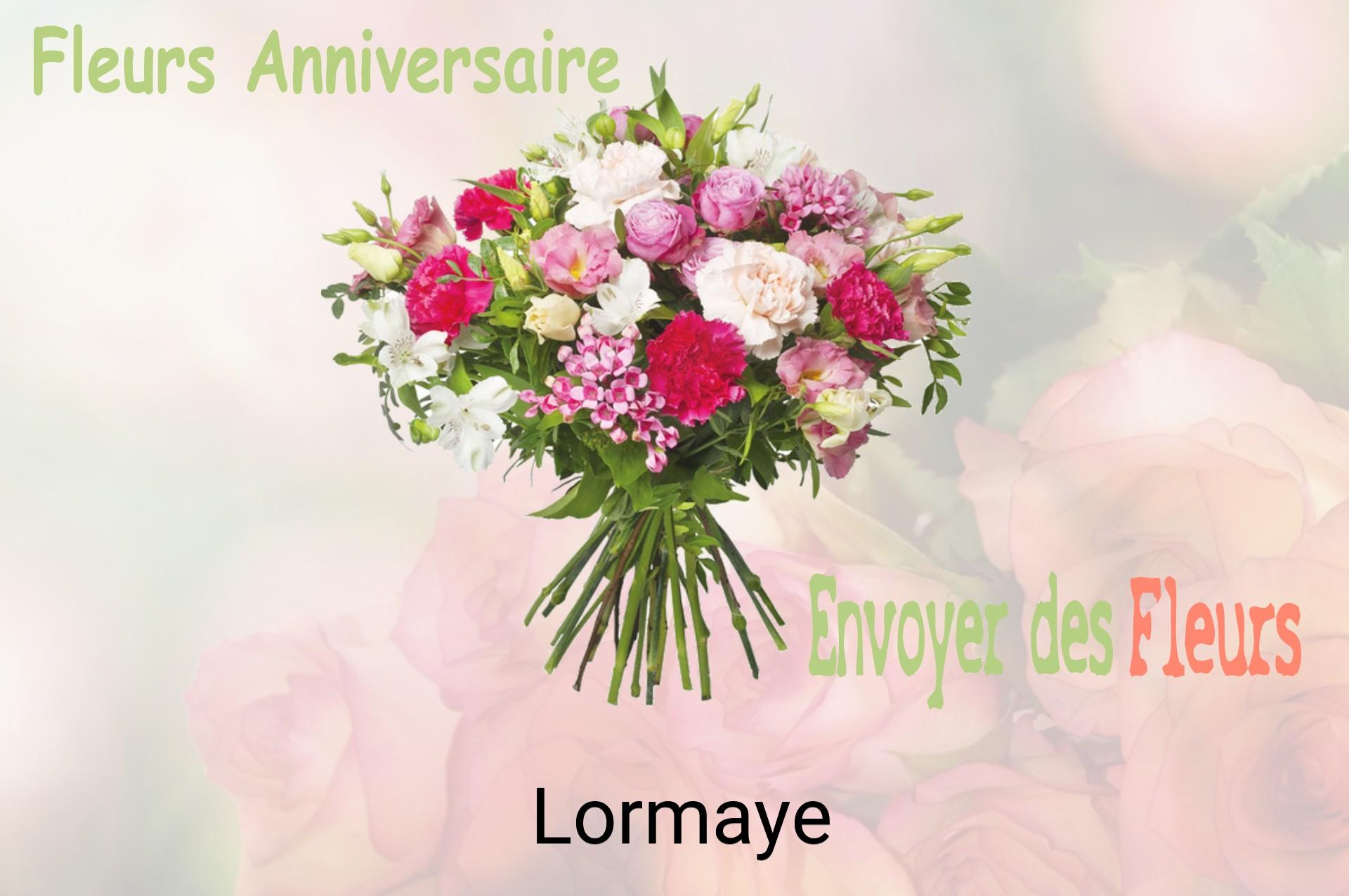 Bouquet de fleurs d’anniversaire livré à Lormaye