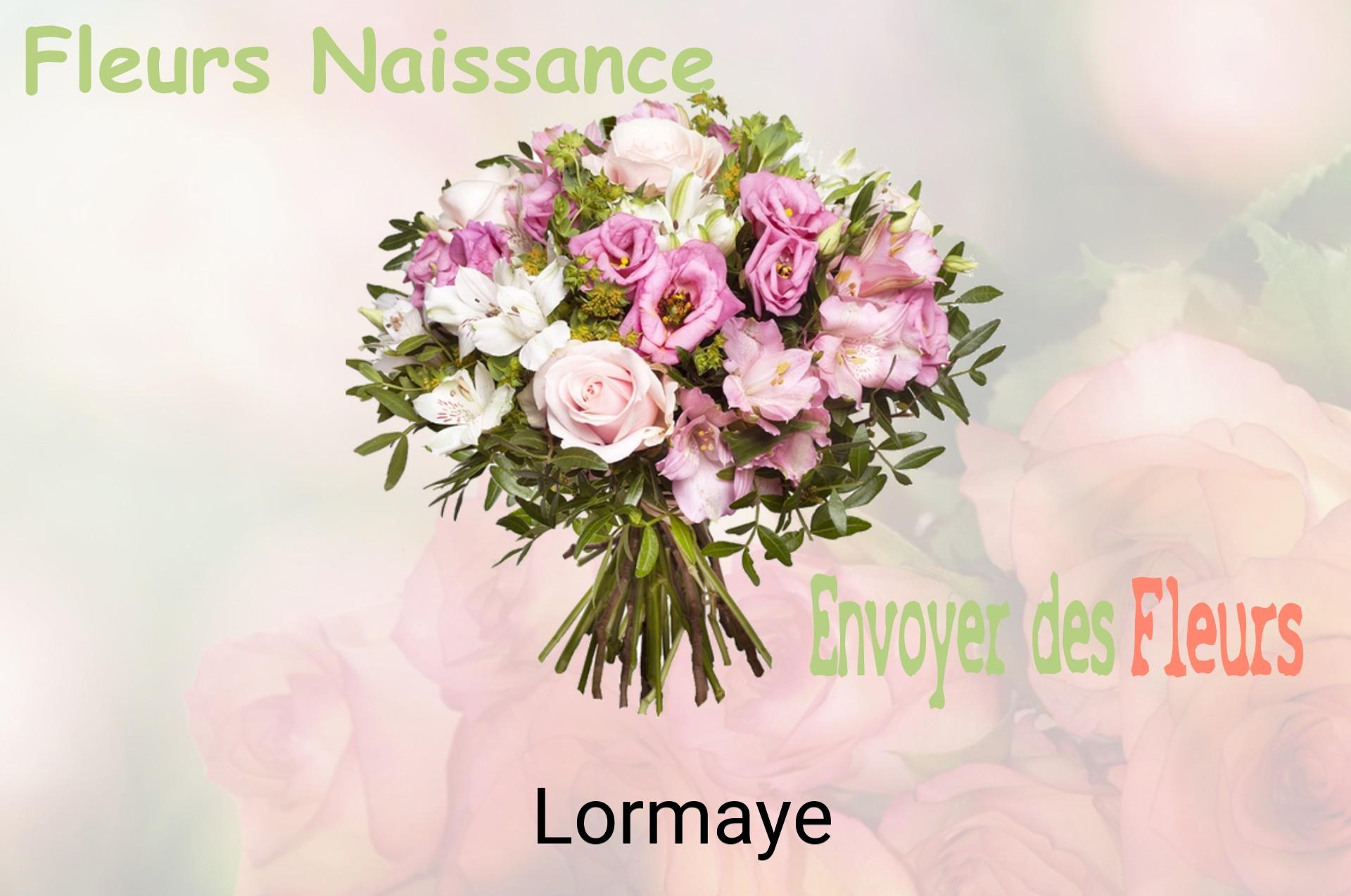 Bouquet de fleurs de naissance livré à Lormaye